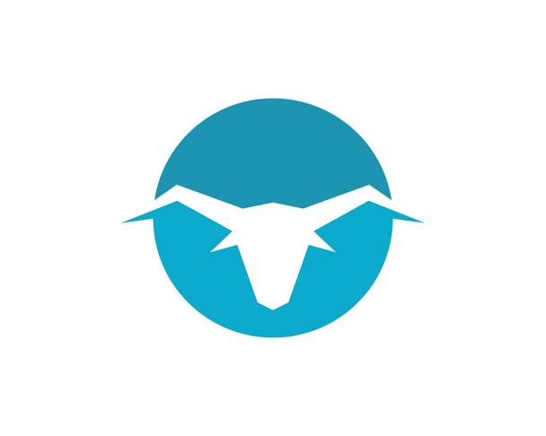 おうし座のロゴのテンプレート - ベクター画像