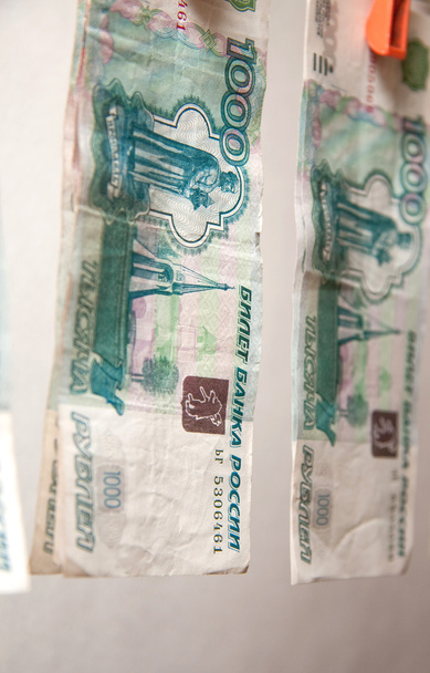 money on a linen cord - Фото, зображення