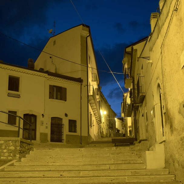 Rivisondoli (Abruzzi) by night - Fotó, kép