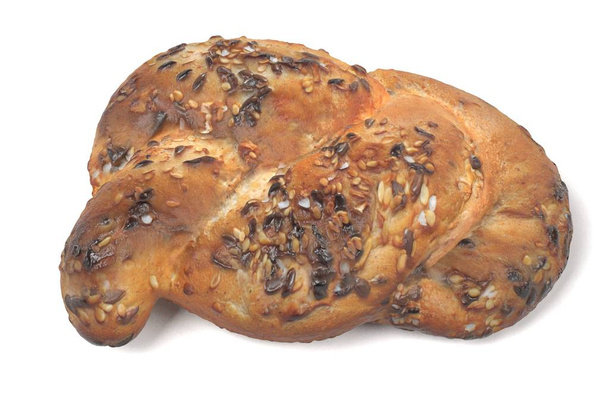 Realistische 3d Render van bruin broodje - Foto, afbeelding