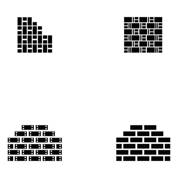 wall icon set - Vector, Image