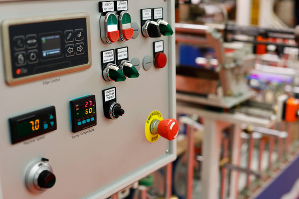 control panel of the lamination machine - Photo, Image