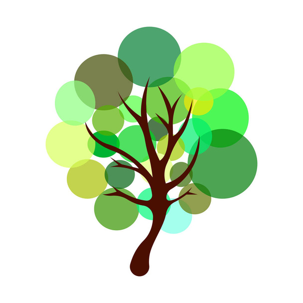 Abstract cute tree - Vektor, obrázek