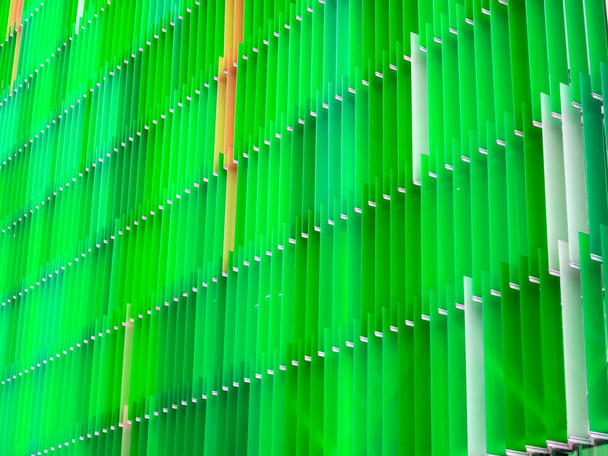 akrylowy arkusz plastikowe wnętrze pięć poziom i kolor mech zielony y - Zdjęcie, obraz