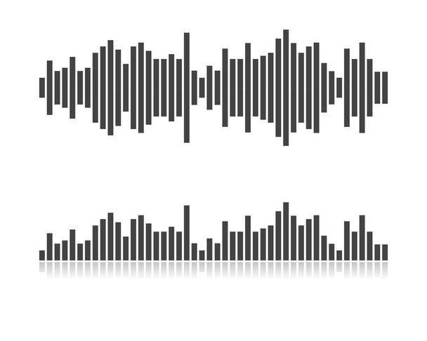 Векторная иллюстрация звуковых волн
 - Вектор,изображение