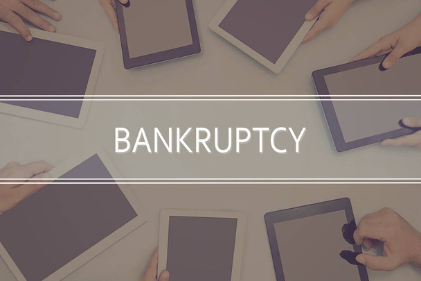 BANKRUPTCY CONCEPT Business Concept. - Foto, Imagem