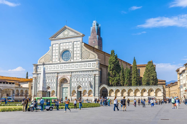 Basilica of Santa Maria Novella in Florence, Italy - Fotografie, Obrázek