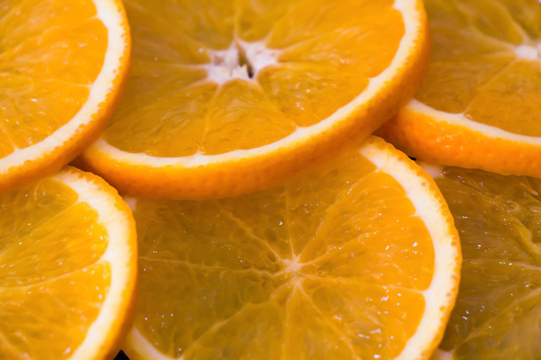 frische Orangensegmente schließen sich an - Foto, Bild