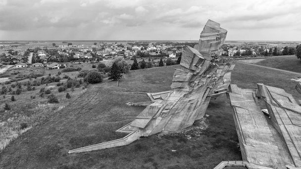 Aerial view of Ninth Fort, Kaunas - Photo, Image