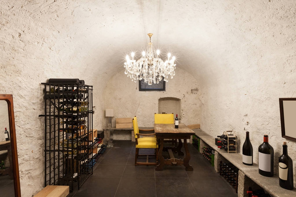 Wine cellar - Fotoğraf, Görsel