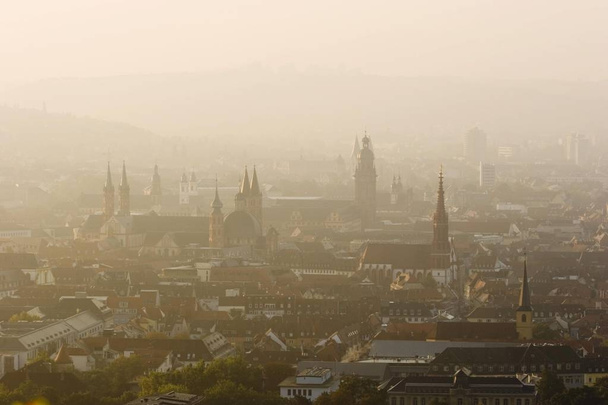 Wuerzburg Wrzburg morning cathedral Marienkapelle, Franconia, Germany - Φωτογραφία, εικόνα
