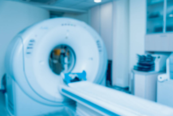 Clinical MRI scanner, blurred - Foto, imagen