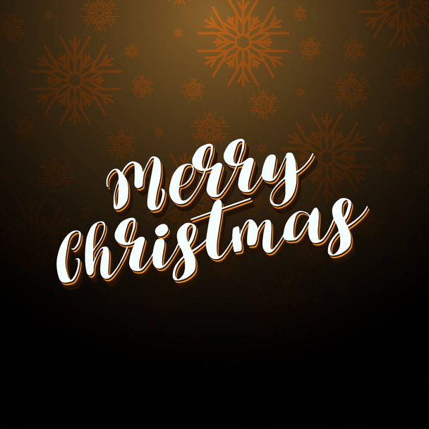 stylish Christmas greeting card, vector, illustration  - Vector, imagen