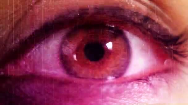 Крупним планом знімок очей, який дивиться навколо
 - Кадри, відео