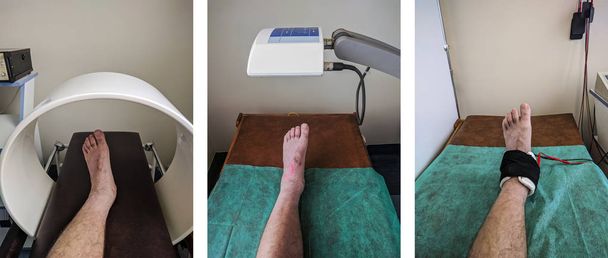 Örnek ayak bileği yordamlar kümesi fizik tedavi. - Fotoğraf, Görsel