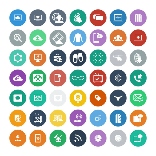 Zestaw 49 uniwersalne ikony. Biznes, internet, web design. - Wektor, obraz