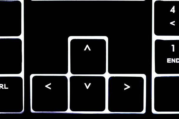 computer illluminated keyboard - Φωτογραφία, εικόνα