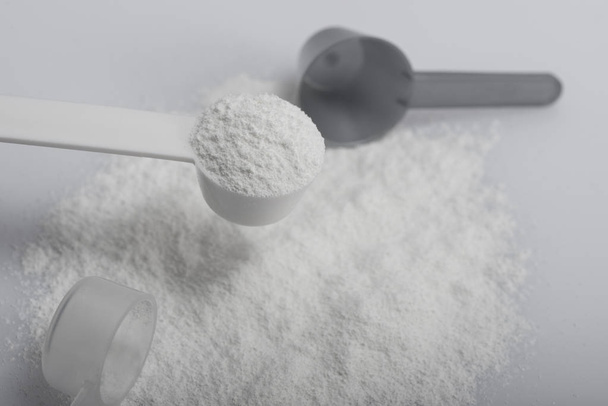 Dry Chemical Powder. Could be a natural chemical extract or prod - Photo, Image