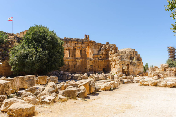 Baalbek oude stad in Libanon. - Foto, afbeelding