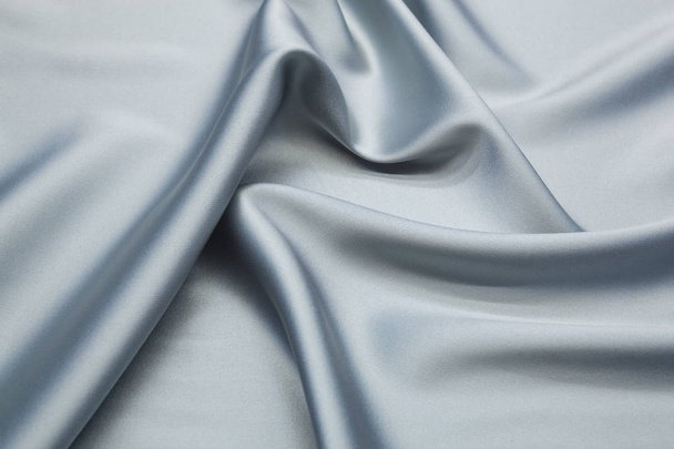 wavy silk fabric texture background - Foto, immagini