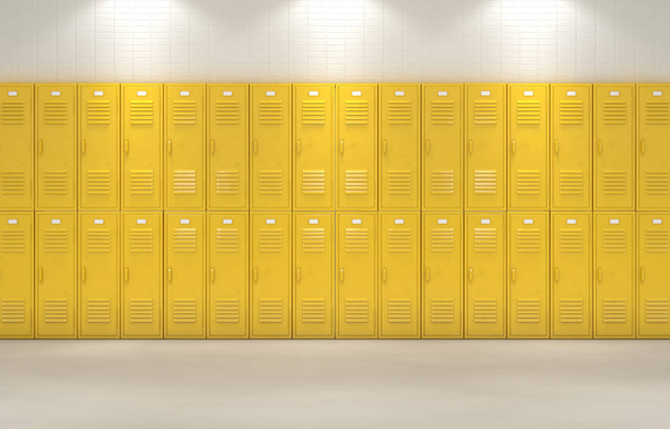 Шафи шкільні з жовтий
 - Фото, зображення