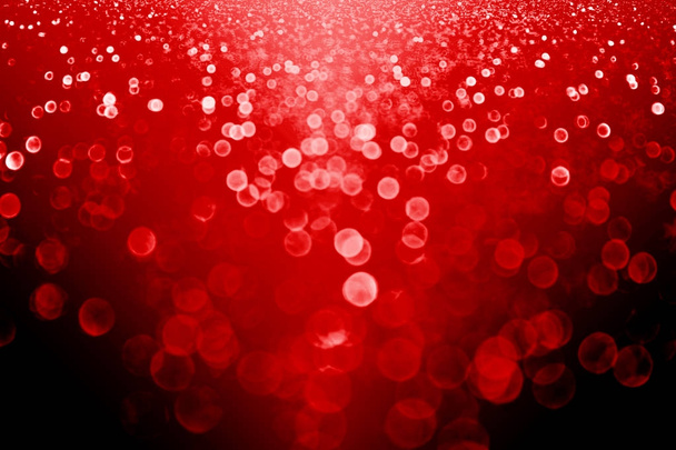 Dark Red Black Christmas or Valentine Day Sparkle Background - 写真・画像