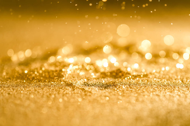 Texturált csillogó arany és elegáns absztrakt háttér - Fotó, kép