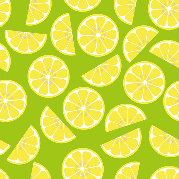 pattern with lemon - Вектор, зображення
