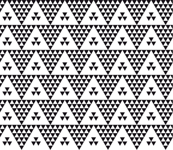 Czarno-białe nowoczesny motyw. Ilustracja wektorowa monochromatyczne jednolity wzór. Koncepcja dachówka geometrycznej tło dla powierzchni druku i projektowania stron internetowych, tło, tkaniny. - Wektor, obraz