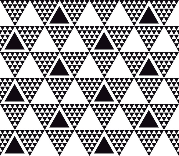 Zwart-wit moderne motief. Monochroom naadloze patroon vectorillustratie. Concept geometrische tegel achtergrond voor oppervlak print en webdesign, achtergrond, stof. - Vector, afbeelding