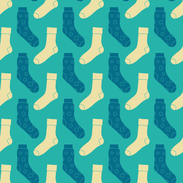 Бесшовный узор с носками для вашего дизайна
 - Вектор,изображение