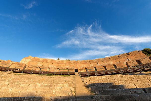 griechisch-römisches theater in taormina - sizilien italien - Foto, Bild
