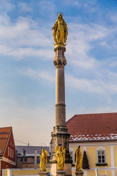 Colonne Sainte-Marie - Zagreb, Croatie
 - Photo, image