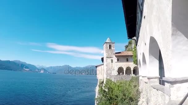Santa Caterina del Sasso. Italy. - Video