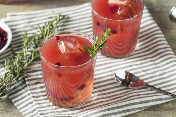 Homemade Boozy Pomegranate Cocktail - Foto, immagini