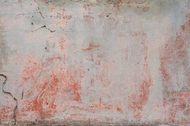 Fragment mural avec rayures et fissures - Photo, image