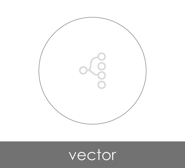 hierarchy icon illustration - Вектор,изображение