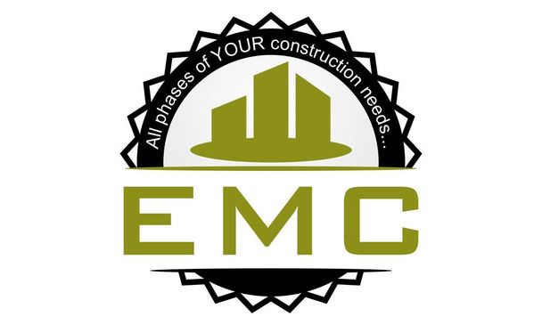 Літера EMC Емблема Нерухомості Шаблон
 - Вектор, зображення