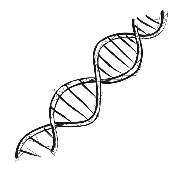 Código de DNA Estrutura Ícone Ilustração do Vetor
 - Vetor, Imagem