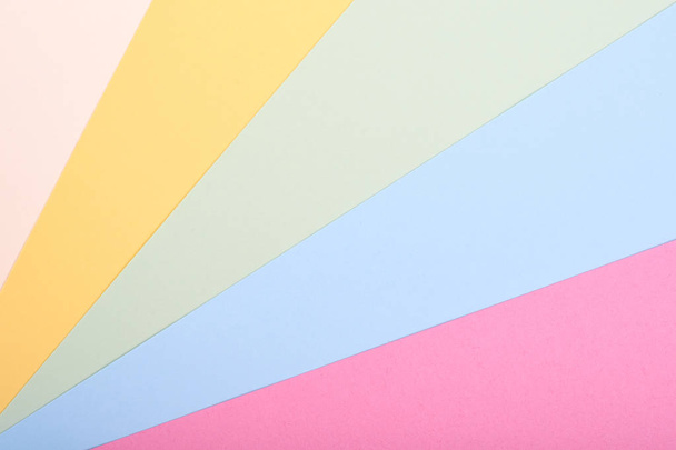 Material design style of color paper. Template for background and web. Pastel colors - Fotografie, Obrázek