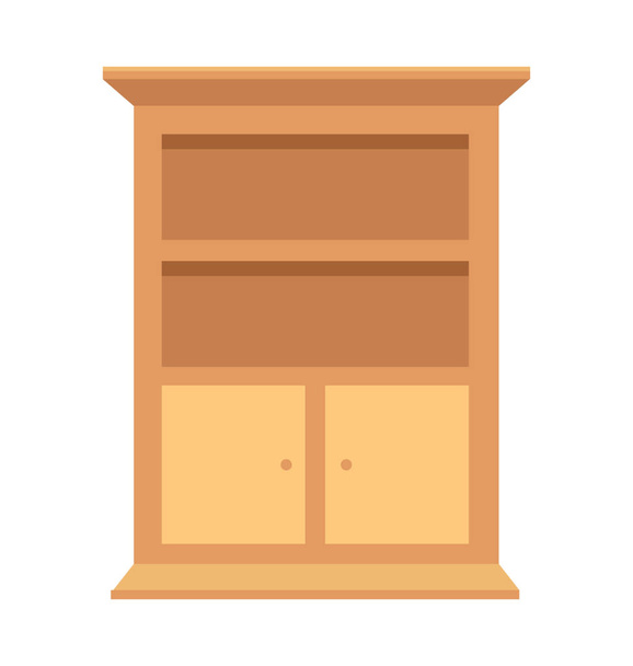  Book Shelf Vector Icon - Vetor, Imagem