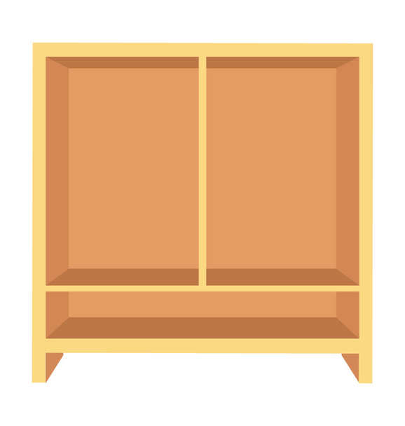  Cabinets Vector Icon - Vetor, Imagem
