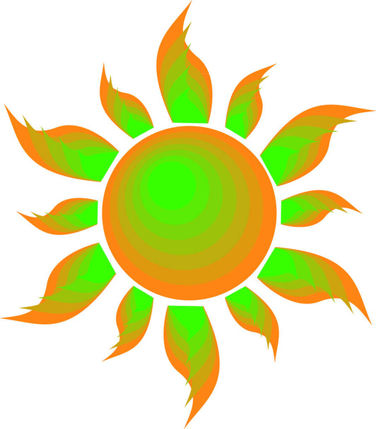 Графічний символ сонця на білому
 - Фото, зображення
