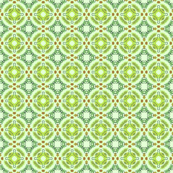 Seamless abstract wall-paper, green - Photo, Image