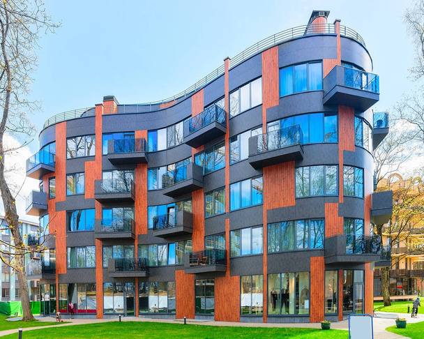 Contemporary design apartment building - Photo, Image