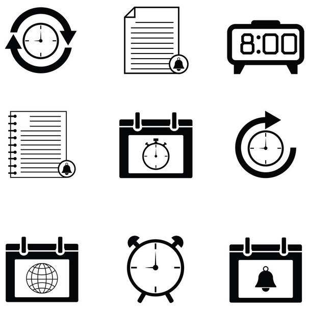 reminders icon set - Vector, Image