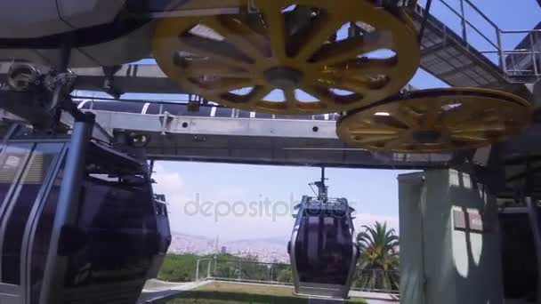 Teleferico of Barcelona, Spain - Footage, Video