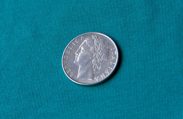 Λίρα, νόμισμα παλιά Ιταλική - Φωτογραφία, εικόνα