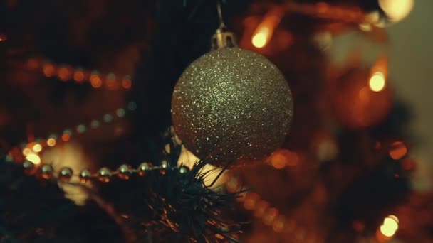 Jouet de Noël sur l'arbre de Noël - Séquence, vidéo
