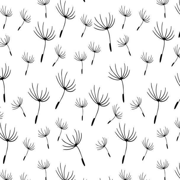 Modello di semi di tarassaco
 - Vettoriali, immagini